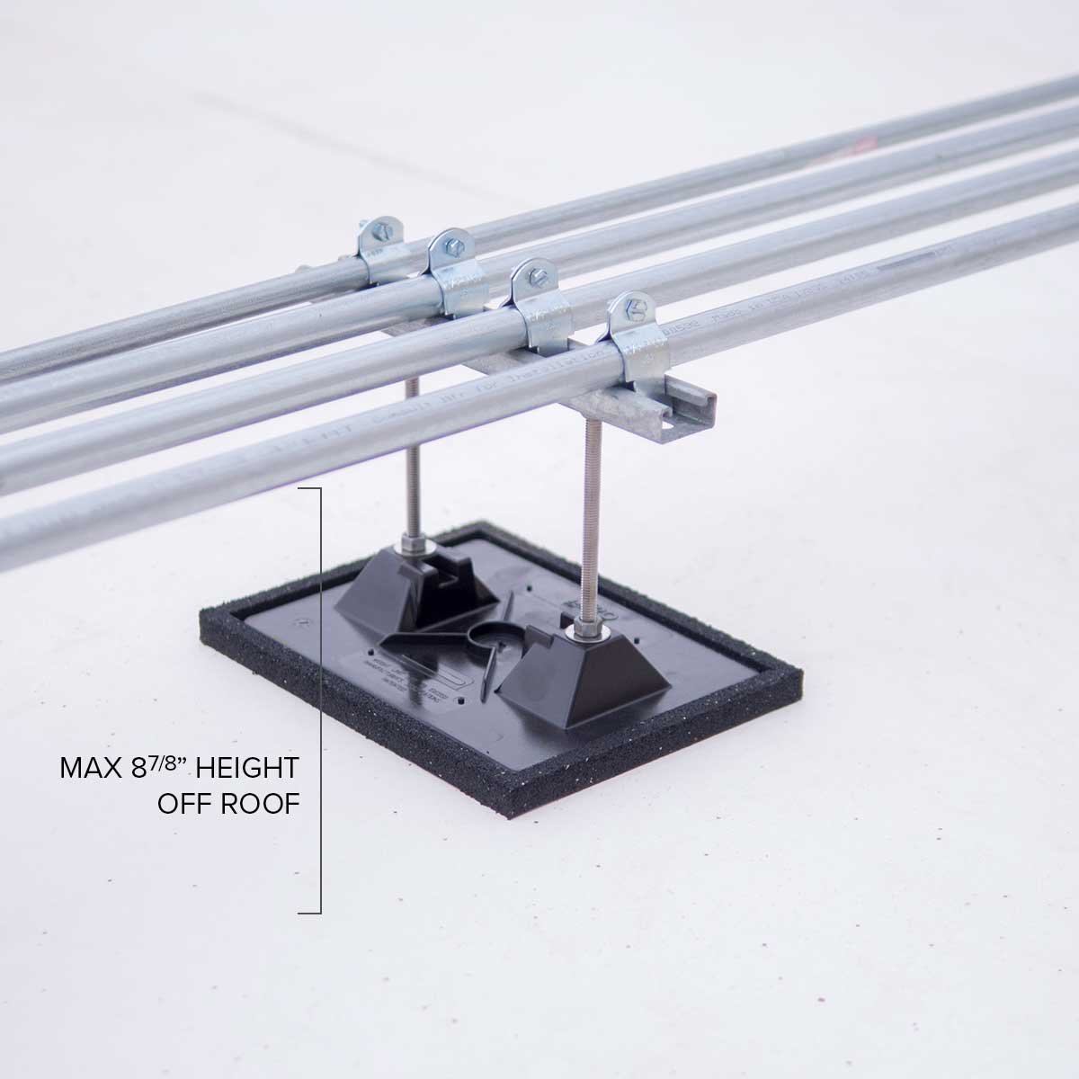 8-Base Strut-8 (8-BS-8) Rooftop Strut Support for Conduit and other piping